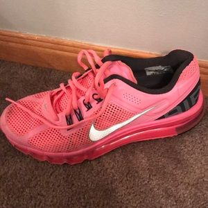 Hot pink Nike Air.